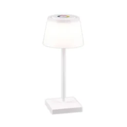 Reality Leuchten Terrassebelysning>Sanchez LED-bordlampe, RGBW og dæmper, hvid