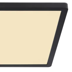 Sapana LED-loftlampe, kantet, kan dæmpes, sort^Globo