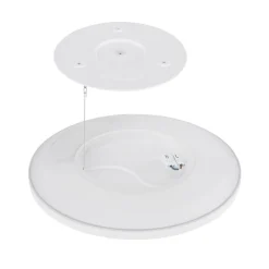 Globo Sapana LED-loftlampe, kantet, kan dæmpes, hvid