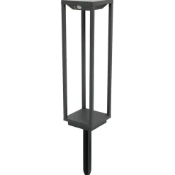 FARO BARCELONA Saura solcelle LED-sokkelampe med bevægelsesdetektor