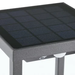 FARO BARCELONA Saura solcelle LED-sokkelampe med bevægelsesdetektor