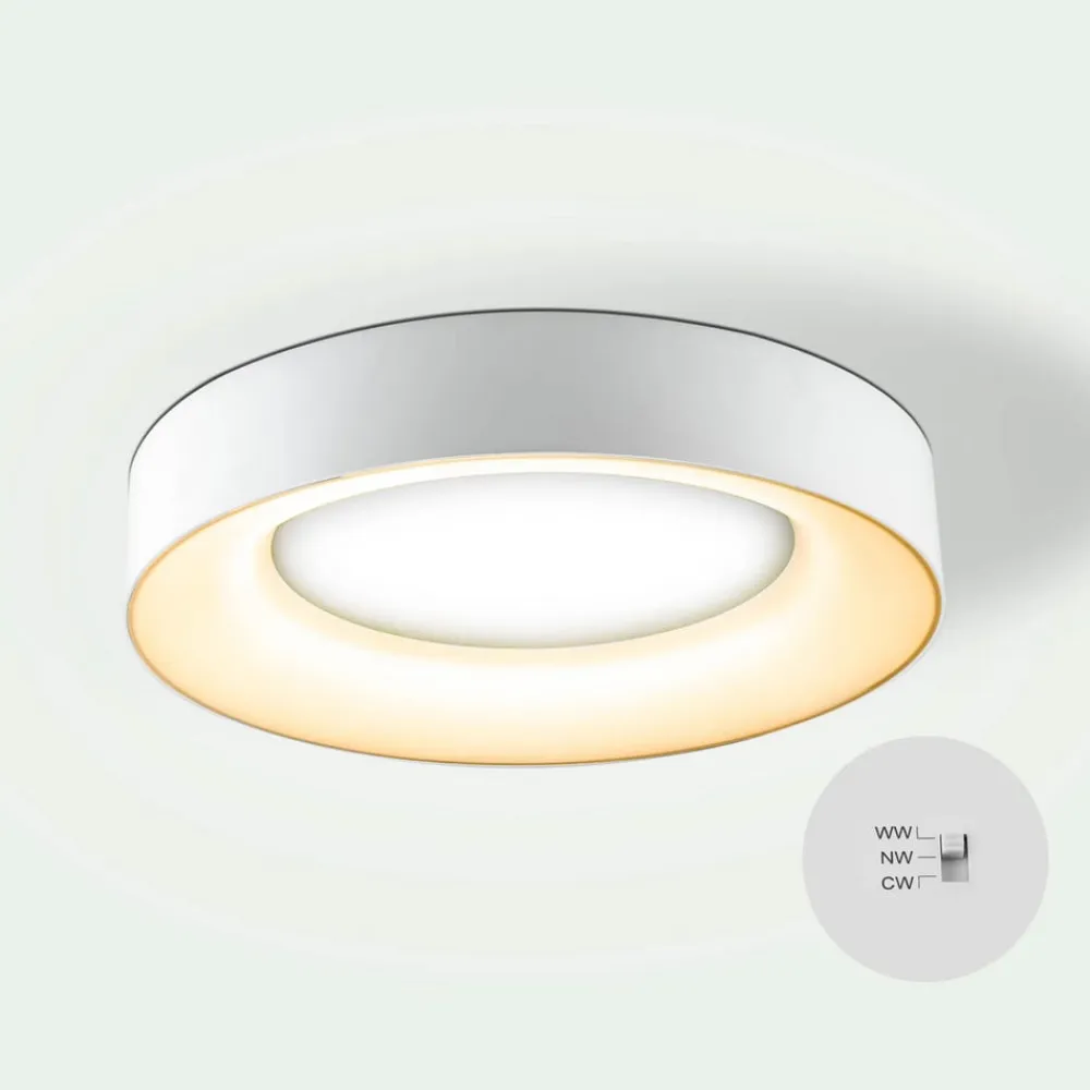 EVN Loftlamper>Sauro LED-loftslampe, Ø 40 cm, hvid