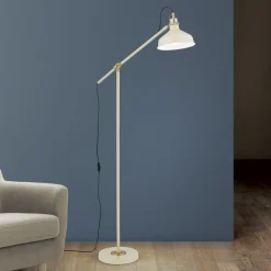ORION Gulvlamper>Schiller gulvlampe, khaki, metal, 153 cm høj, justerbar