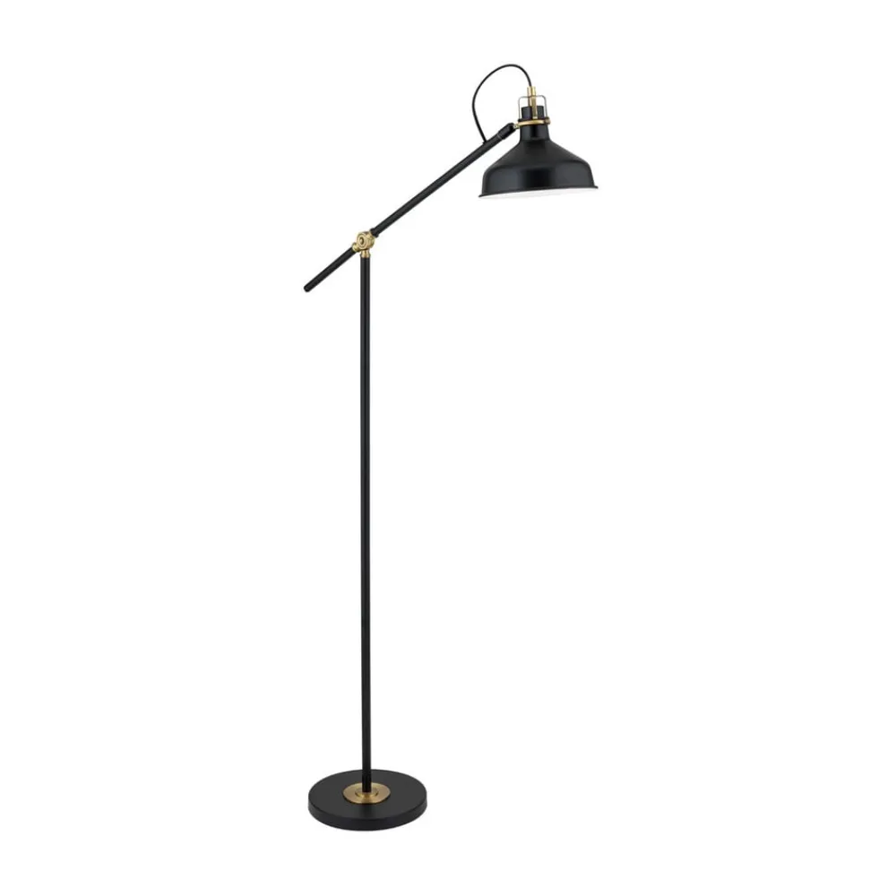 ORION Schiller gulvlampe, sort, metal, 153 cm, justerbar