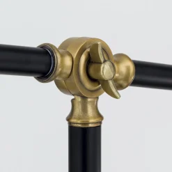 ORION Schiller gulvlampe, sort, metal, 153 cm, justerbar