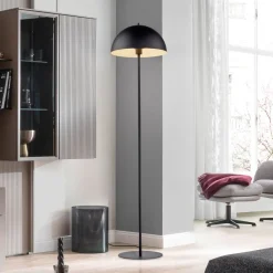 Schöner Wohnen Gulvlampe Ali, sort, jern, E27