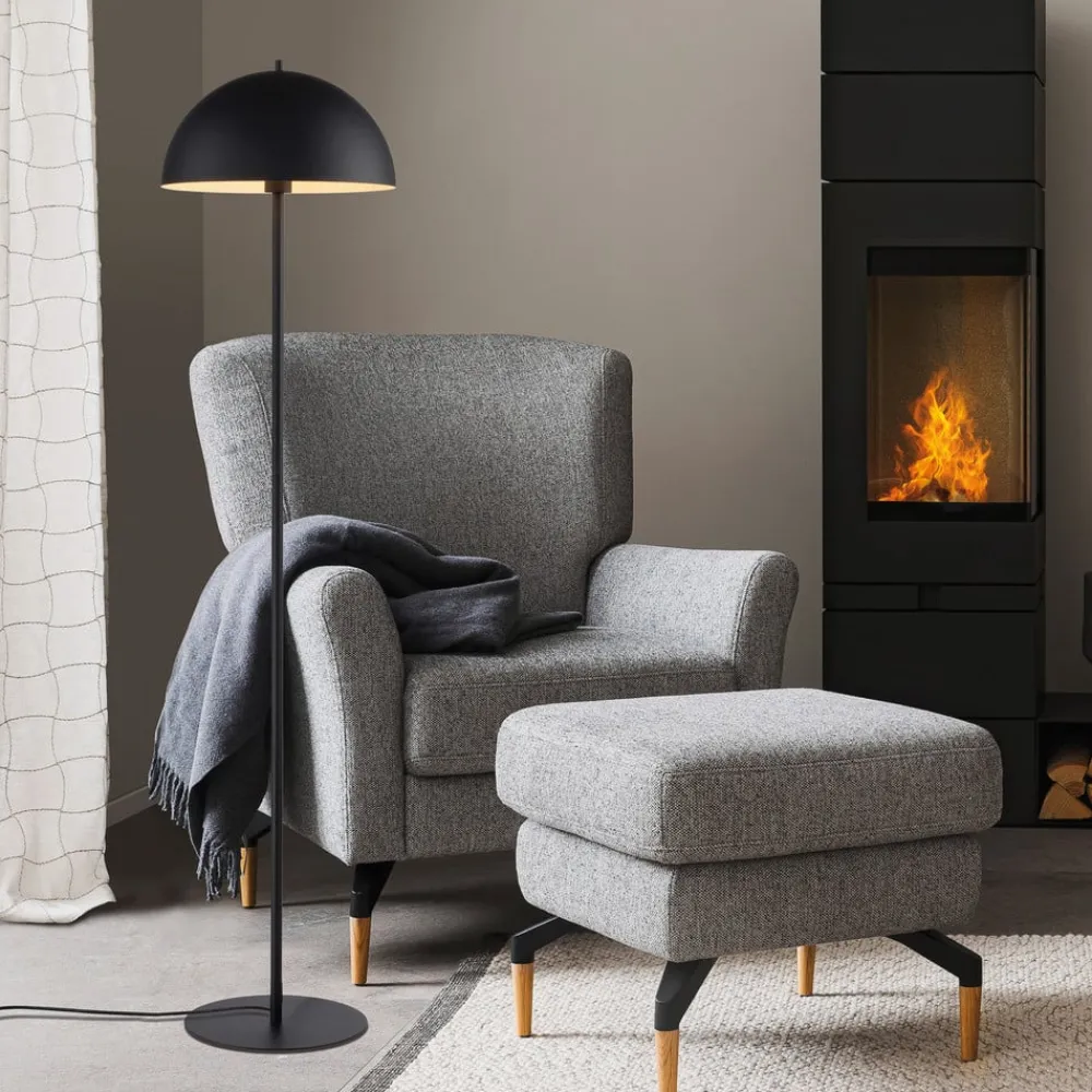 Schöner Wohnen Gulvlampe Ali, sort, jern, E27