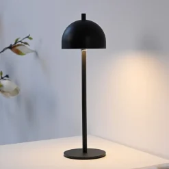 Schöner Wohnen Dekorationsbelysning>SCHÖNER WOHNEN LED-batteridrevet bordlampe Bellies, sort, IP54