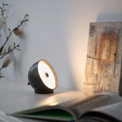 Schöner Wohnen Dekorationsbelysning>SCHÖNER WOHNEN LED-batteridrevet bordlampe Bellies, sort, IP54