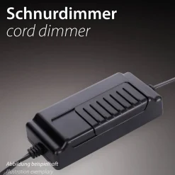 SCHÖNER WOHNEN LED-gulvlampe Lena, jern, sort, dæmper^Schöner Wohnen Sale