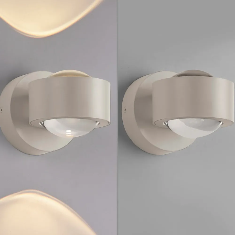 Schöner Wohnen Væglamper|Væglamper>LED-væglampe Chia, sandbrise 3.000 K op/ned