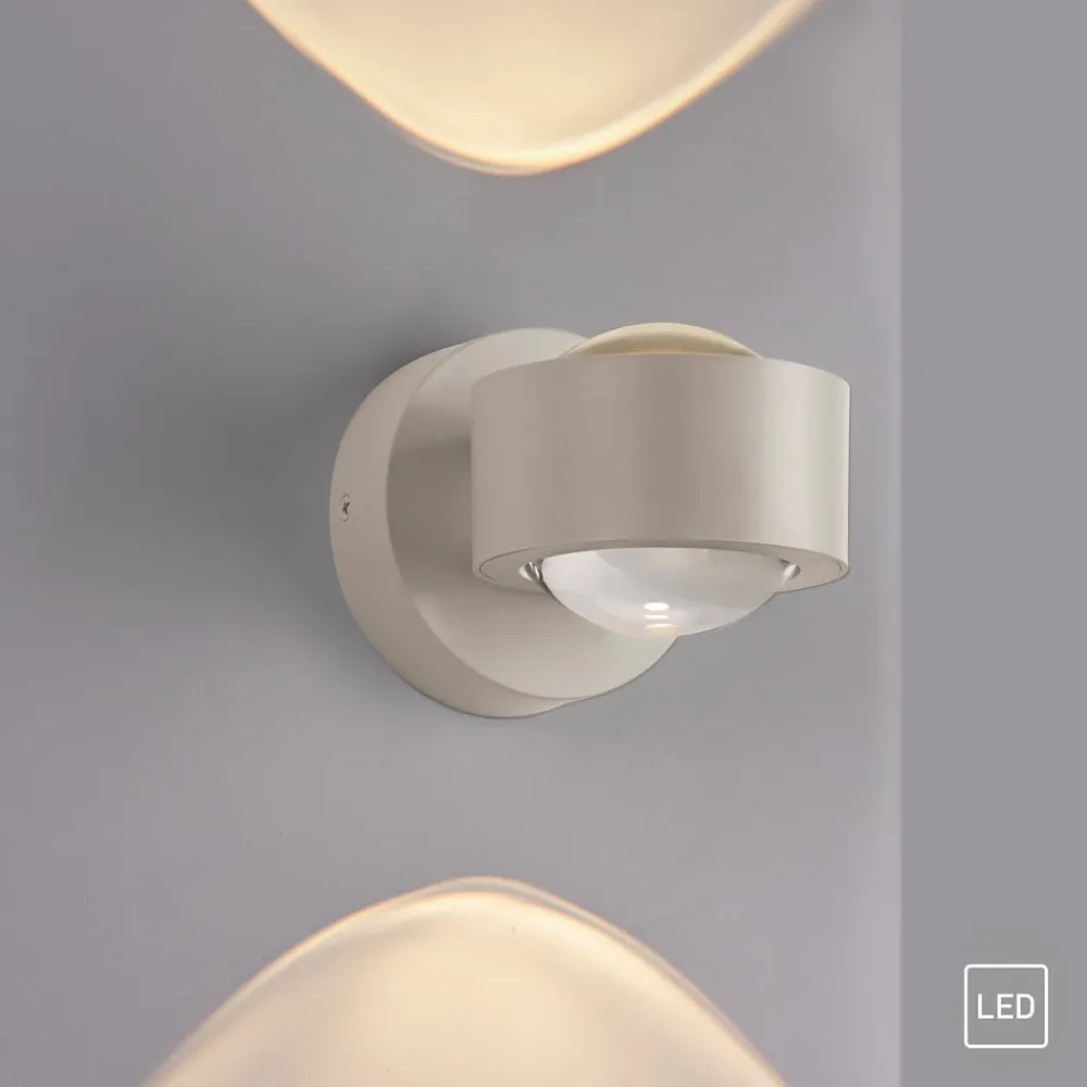 Schöner Wohnen Væglamper|Væglamper>LED-væglampe Chia, sandbrise 3.000 K op/ned