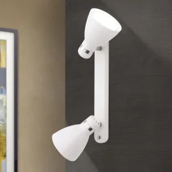 School loftspot, 2 lyskilder, hvidt^ORION Outlet