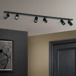 Sean loftspot, 6 lyskilder, sort^ORION New