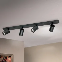 Sean loftspot, 4 lyskilder, sort^ORION