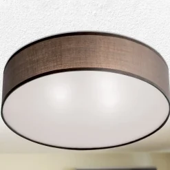 ORION Loftlamper>Seda stof-loftlampe, brun