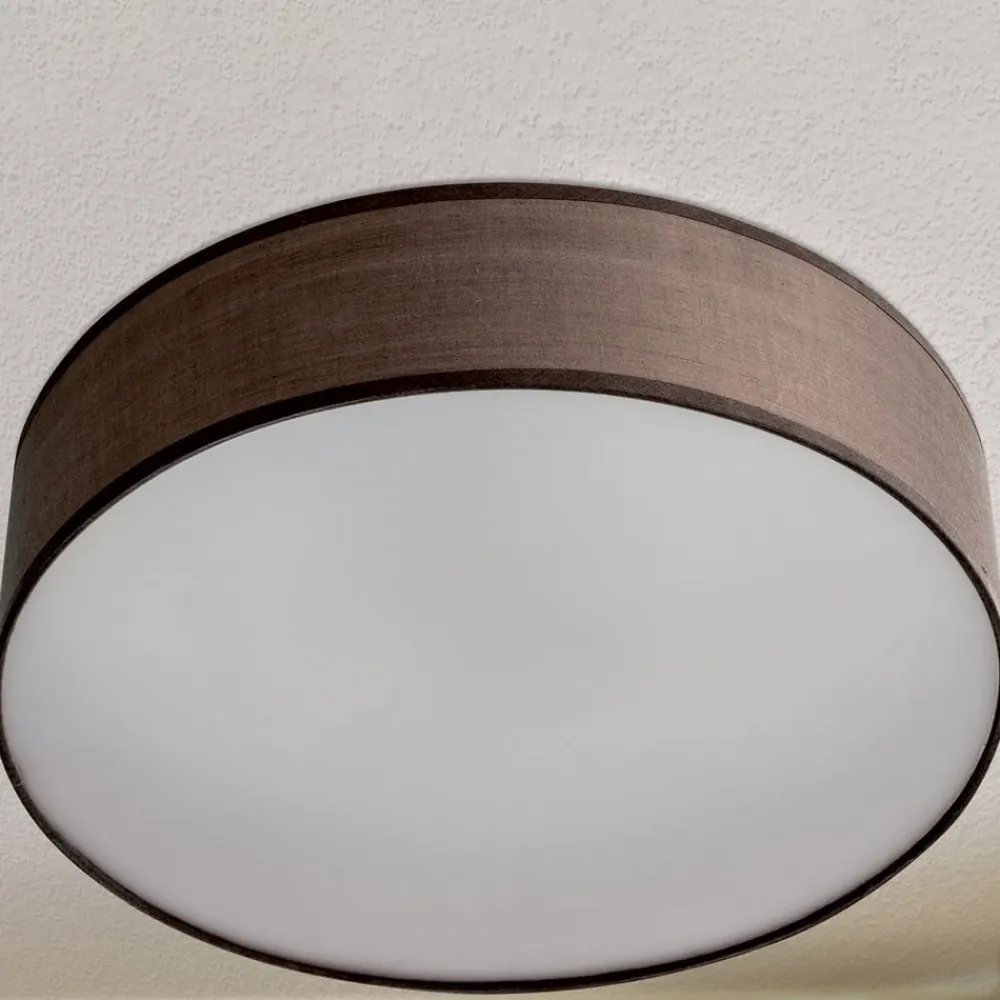 ORION Loftlamper>Seda stof-loftlampe, brun