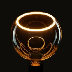 SEGULA floating globe G150 E27 6 W grå glas åben