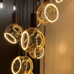 Floating LED-globe G150 E27 4,5 W guld 90°^SEGULA Best