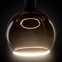 SEGULA globepære Svævende, E27 sort G200 4 W 922 dæmpbar