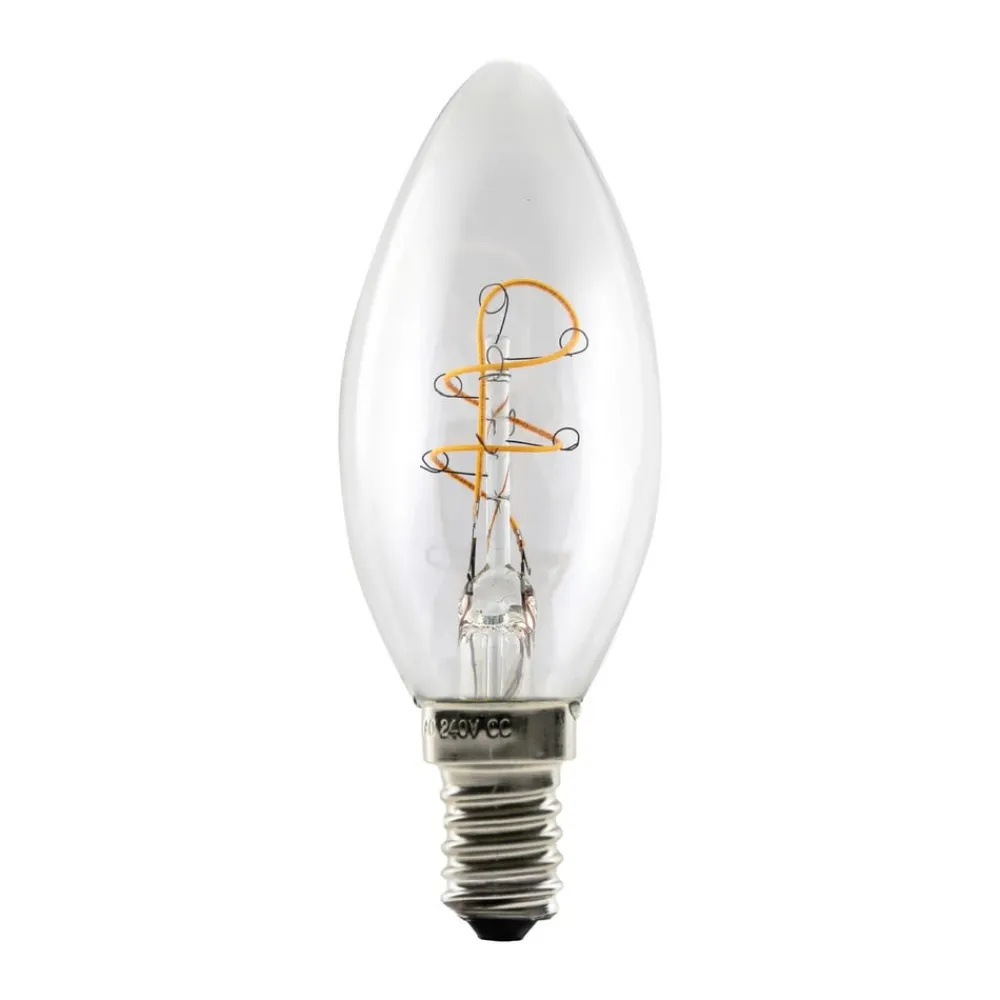 LED Elegant Line E14 3W Stearinlys 2.700 K Glødetråd dæmpbar^SEGULA Hot