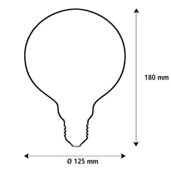 SEGULA LED Elegant Line E27 5W G125 2.200 K Glødetråd dæmpbar