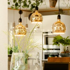 SEGULA LED-Floating G200 E27 4,5W 922 guld dæmpbar