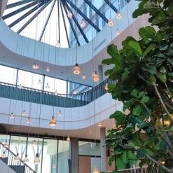 SEGULA LED-floating-globe G200 E27 6 W twist røg