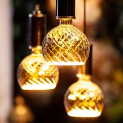 SEGULA LED-floating-globe G200 E27 6 W twist røg