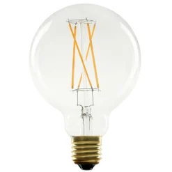 LED-globe E27 5 W G95 2.200 K dæmpes klar^SEGULA New