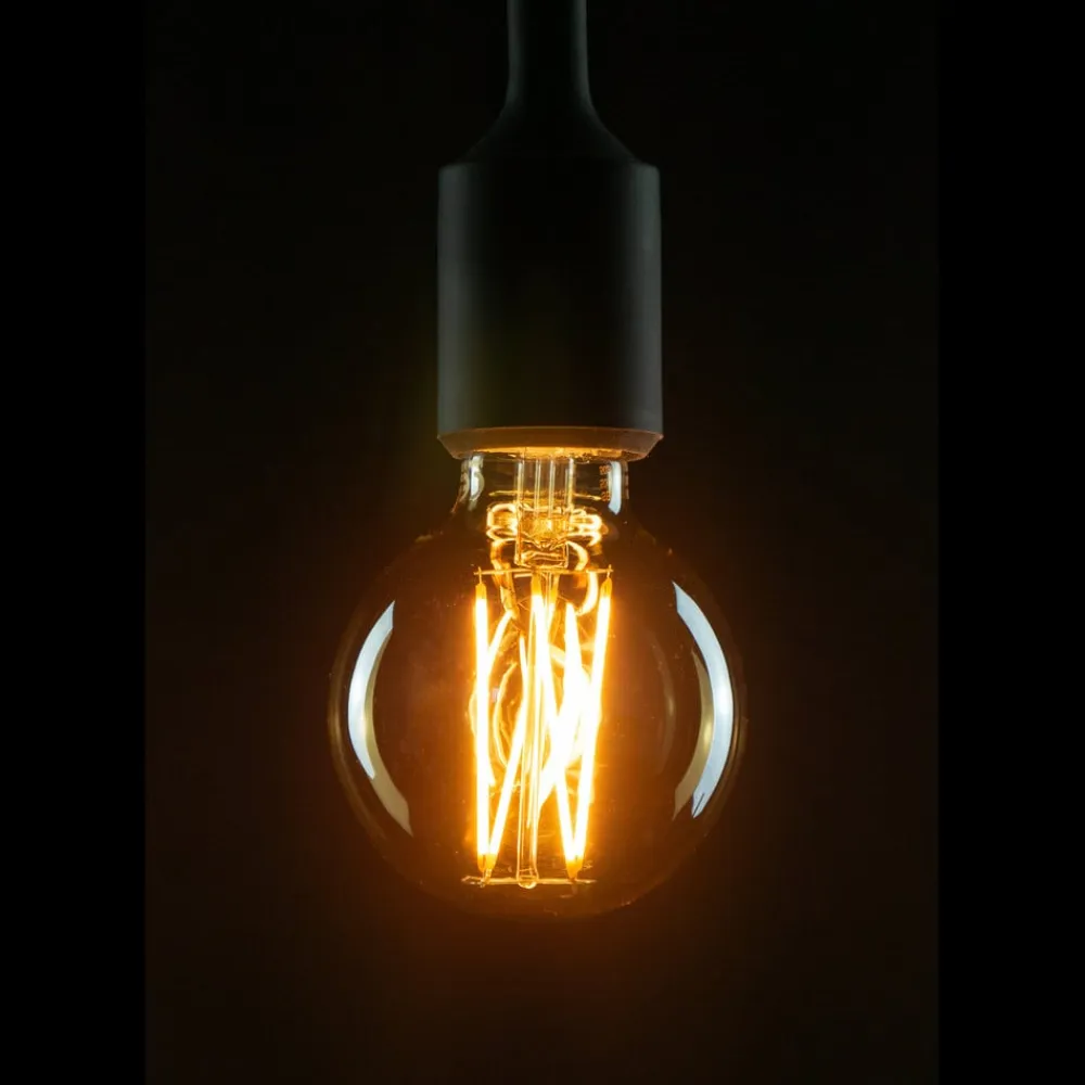 LED-globepære E27 G80 5W 2.200K guld dæmpbar^SEGULA