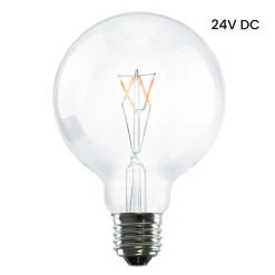 LED-globepære 24V DC E27 G95 3W 927 Filament^SEGULA Clearance