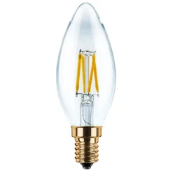 SEGULA LED-kertepære E14 3W 2.200K filament klar