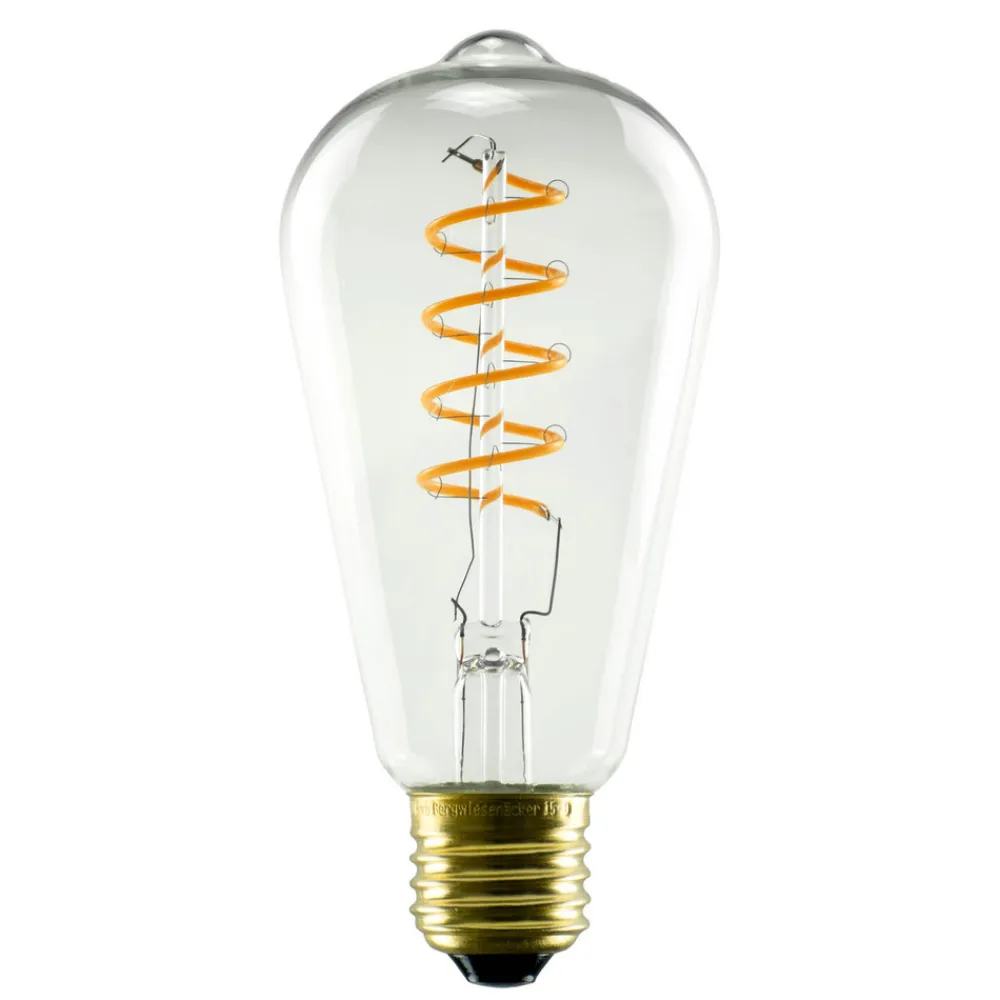 SEGULA LED-pære E27 3,2 W 922 rustik klar, dæmpes