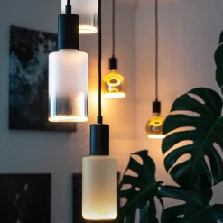 SEGULA LED-pære Flydende cylinder E27 4,5 W 922 dæmpbar