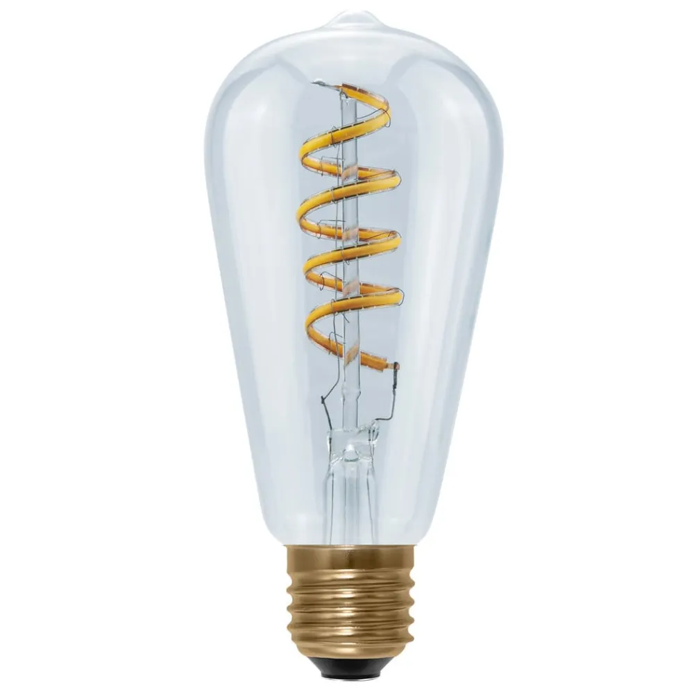 SEGULA rustik LED-pære Curved E27 6W 1.900K