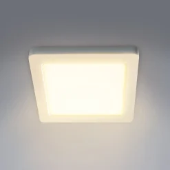 Heitronic Selesto LED-panel, kvadratisk, kan dæmpes, hvidt