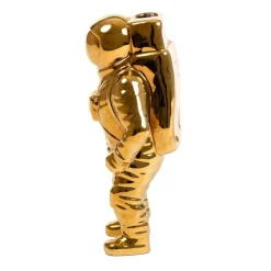 Cosmic Diner Starman-vase, guld. H 28 cm, porcelæn^SELETTI Discount