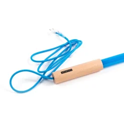 LED-lampe Linea, blå, trædetaljer, universal^SELETTI Hot