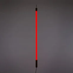 LED-lys Linea, rød, trædetaljer, universal^SELETTI Outlet