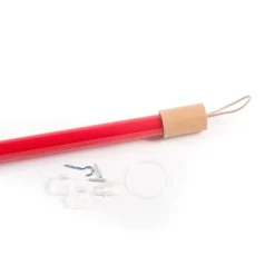 LED-lys Linea, rød, trædetaljer, universal^SELETTI Outlet