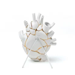 Love in Bloom Kintsugi-vase, farverig, porcelæn, guld^SELETTI Clearance