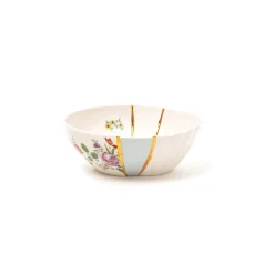 salatskål Kintsugi 3, farverig, 300 ml, porcelæn^SELETTI Discount