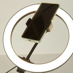 Searchlight Selfie Tripod LED-ringlampe, mobilholder, USB CCT