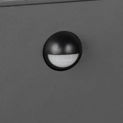 Trio Lighting Sensor-vejlampe GARONNE, antracit, højde 80 cm, metal IP44