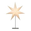 STAR TRADING Sensy stående stjerne, højde 78 cm, hvid