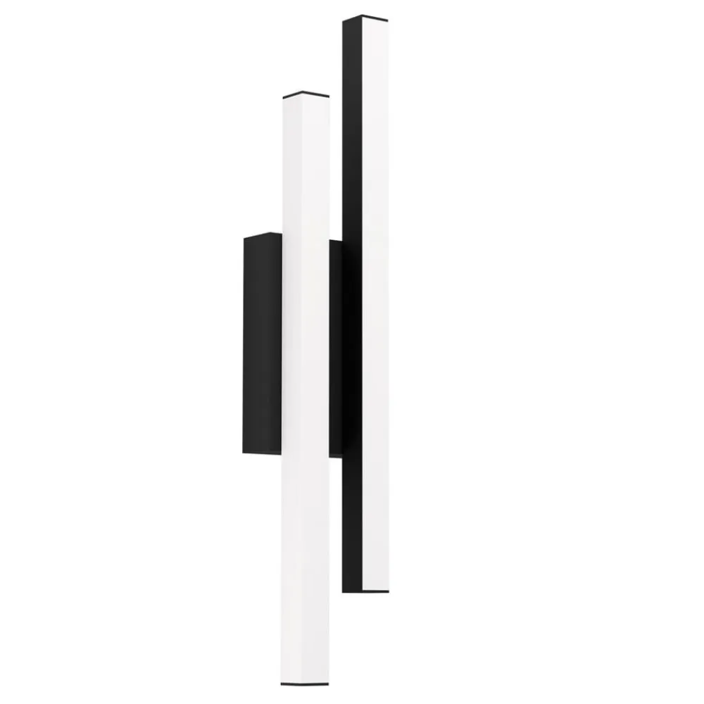 EGLO Væglamper>Serricella LED udendørs væglampe, sort