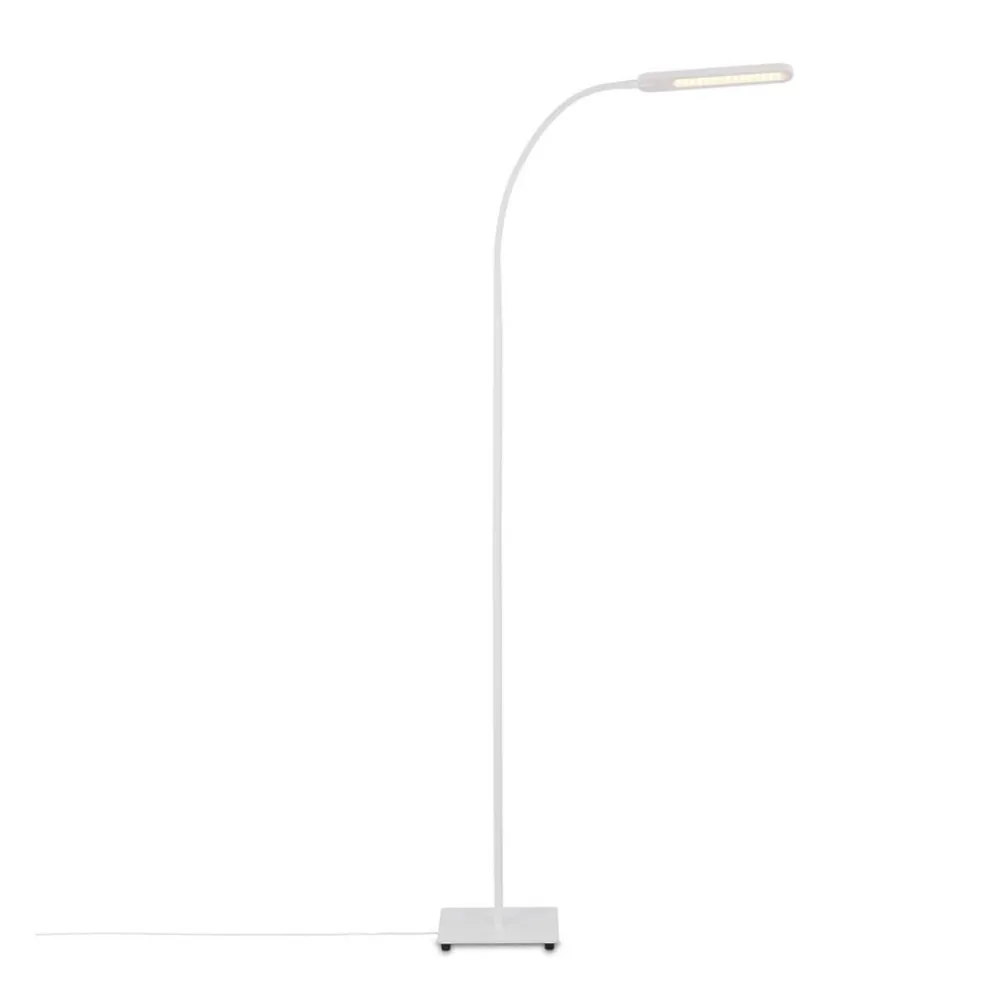 Briloner Servo LED-gulvlampe, kan dæmpes, CCT, hvid
