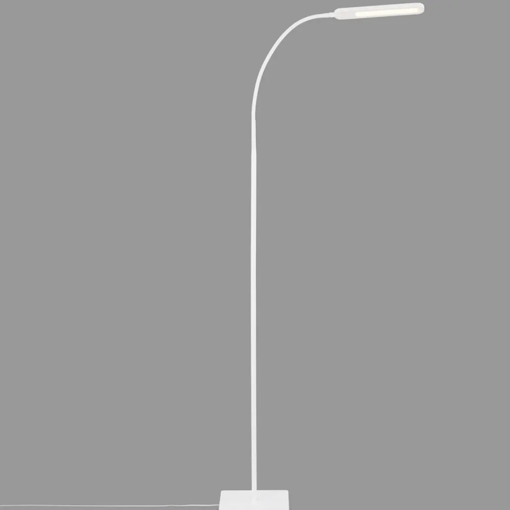 Briloner Servo LED-gulvlampe, kan dæmpes, CCT, hvid