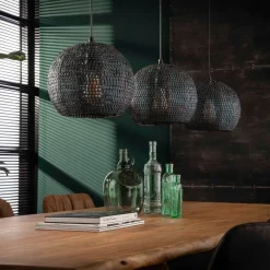 Setengah hængelampe, 3 lyskilder, runde skærme^Zijlstra New